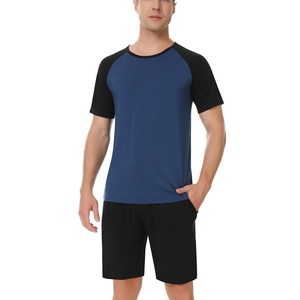 Costume de sport court d'été pour hommes T-shirt et short décontractés à manches courtes et de loisirs Ensemble de 2 pièces pour hommes Service Export du fournisseur BD - Product Image 6