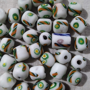 Assorted Size <b>Murano</b> Style Millefiori <b>Beads</b> for Jewelry Making 6mm Blue Flower <b>Glass</b> <b>Beads</b> 8mm Colorful Crystal & Lampwork <b>Beads</b> - Product Image 1