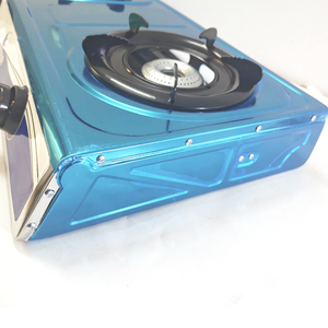 موقد محمول قائم بذاته يعمل بالغاز/الكهرباء للاستخدام المنزلي والمركبات الترفيهية، بشعلتين، لوحة من الفولاذ المقاوم للصدأ، إشعال إلكتروني، بسعر المصنع الأصلي - Product Image 2