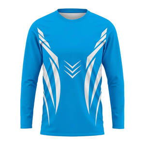 Fabricant de T-shirts de sport d'été personnalisés avec logo OEM, en polyester/coton tricoté, respirant, durable, pour tous les sports - Product Image 5