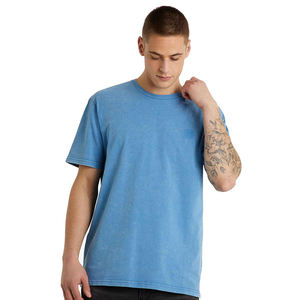 Camisetas de lavado ácido para hombre en blanco de algodón 100% de alta calidad, camiseta de gran tamaño pesada, camiseta personalizada con serigrafía unisex - Product Image 1