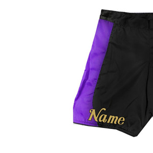 Pantalones Cortos de MMA Sublimados Personalizados OEM para Hombre, de Secado Rápido, Transpirables, Ecológicos, Impermeables, de Poliéster/Algodón, Cintura Media con Cordón Ajustable - Product Image 3