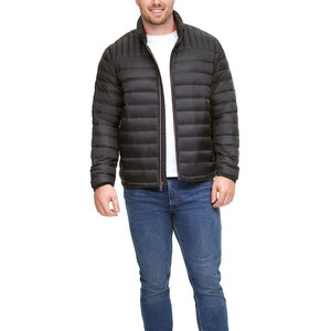 Fabricante corto impermeable de talla grande blanco en Stock diseñador de nylon burbuja Reversible Puff relleno chaquetas de invierno para los hombres - Product Image 1