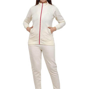 Conjunto Deportivo de Dos Piezas con Diseño de Patrón Sólido, Mangas Largas y Top Corto, Estilo Casual Ecológico para Mujer - Product Image 5