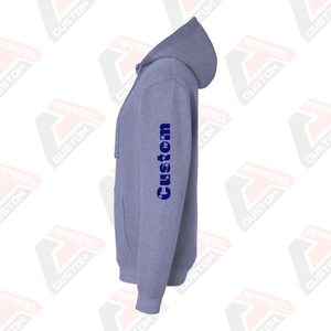 Sweat-shirt à capuche en coton de qualité supérieure pour hommes avec logo personnalisé Technique de broderie 3D en détresse Sweatshirts de qualité supérieure - Product Image 3