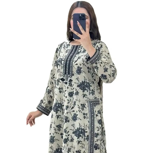 100% ฤดูหนาวผ้าไหมแท้ & นุ่ม/ฤดูมรสุมสวยพิเศษดีไซน์คอเสื้อแบบลำลองลาย salwar kameez พร้อมการตัดเย็บแบบมินิมอล - Product Image 1