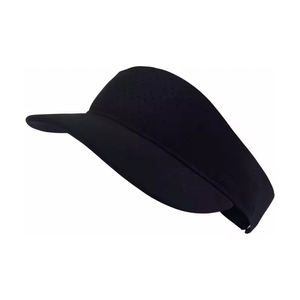 Casquette unisexe noire en polyester de haute qualité, visière plate, ajustable, pour usage extérieur estival, adultes 2026 - Product Image 1