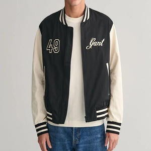 Manteau respirant en sergé de haute qualité personnalisé Baseball College Varsity Biker Baseball Chicago Varsity Jacket Factory - Product Image 1