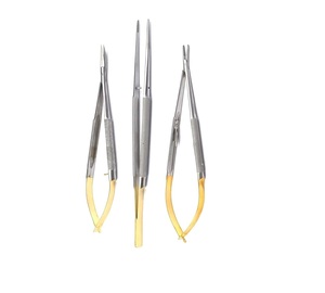 ที่จับเข็มคาสโตรเวียโจคุณภาพสูง กรรไกรผ่าตัด ใช้แรงมือ  ชุดเครื่องมือผ่าตัดพื้นฐาน ทำจากสแตนเลส - Product Image 1