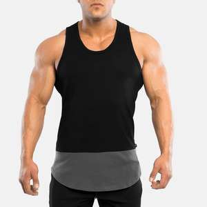 Débardeurs à séchage rapide pour hommes Quantité en vrac Plus Size Gym Fitness Wear Singlets peu coûteux - Product Image 5