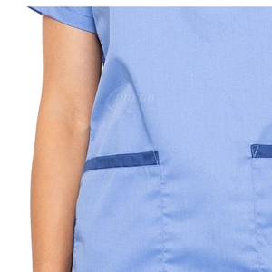 ชุดยูนิฟอร์มแพทย์แบบใหม่ล่าสุดสำหรับทุกเพศ |   ผ้าถักโพลีเอสเตอร์เนื้อละเอียด แห้งเร็ว ระบายอากาศได้ดี ชุดพยาบาล |   โรงพยาบาล - Product Image 5