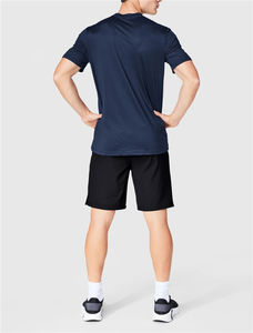 Short en molleton décontracté taille élastique cordon de serrage entraînement Logo personnalisé short en maille - Product Image 2