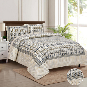 100% Organic Cotton Simple Style Duvet Cover Pillow Case Set Linen Solid Color Breathable GOTS Certified Easy to Wash Size King - Product Image 1