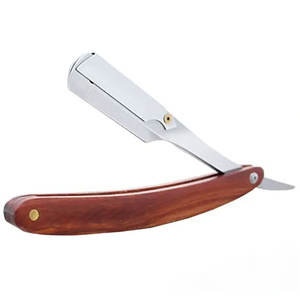 Meilleur fournisseur de rasoirs à lame unique en acier inoxydable pour barbier, durables, pour salon de coiffure, avec manche rouge - Product Image 3