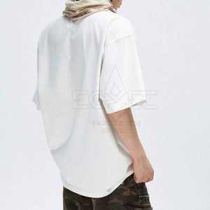 2025 ropa informal camisetas de gran tamaño camiseta de gran tamaño de alta calidad fácil de usar para hombres camiseta de gran tamaño de peso ligero - Product Image 2