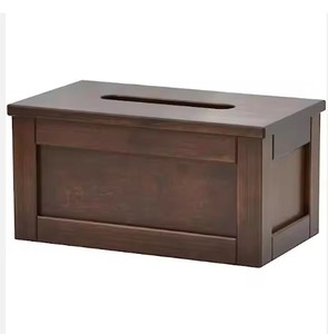 Couverture de boîte à mouchoirs en bois de luxe moderne Design exclusif en papier de qualité pour décoration de salle de bain Article de vaisselle - Product Image 4