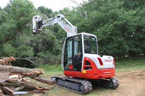 Excavadora hidráulica sobre orugas TAKEUCHI PC200 bastante usada al por mayor con componentes Kawasaki en excelentes condiciones lista para enviar - Product Image 3