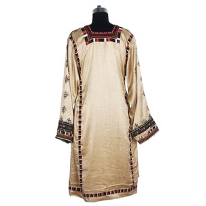Réel Vintage Brodé À La Main Kuchi Balochi Robe BDR031 Collection Imprimé Brodé Banjara Balochi Robe Afghani Coton - Product Image 6