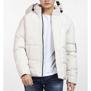 Manteau rembourré blanc vers le bas unisexe Designer de haute qualité surdimensionné hiver bulle Softshell veste hommes brillant Puffer Parka veste hommes - Product Image 6