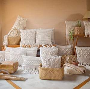 Magnifiques paniers de rangement en jacinthe d'eau fabriqués à la main Solutions durables pour les maisons durables modernes Vente en gros - Product Image 5