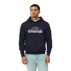 Sweat à capuche épais pour homme, 100 % coton molletonné, respirant et séchage rapide, impression numérique, poche, impression personnalisée, OEM - Product Image 2