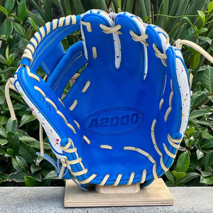 Professional Grade Baseball Batting <b>Gloves</b> Soft Leather Grip, <b>Moisture</b>-Wicking Fabric, Perfect for Practice and Tournaments - Product Image 3