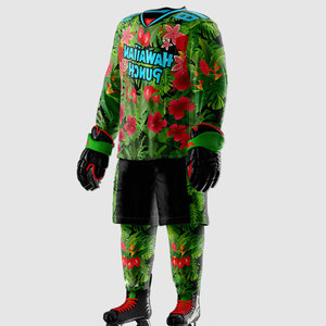 ชุดยูนิฟอร์มฮ็อกกี้น้ำแข็งสำหรับผู้ใหญ่ผู้ชายชุดเล่นกีฬางานตามสั่ง - Product Image 3