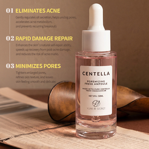 Siero Viso Coreano Anti-Età all'Ingrosso con Centella Asiatica: Essenza Nutriente, Riparatrice e Idratante - Product Image 3