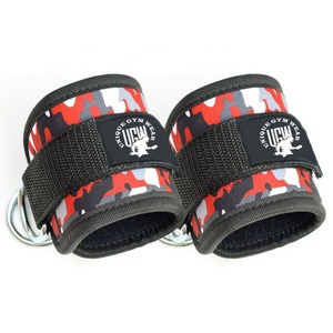 Sangles de poignet de cheville réglables en néoprène Fitness néoprène entraînement haltérophilie sangles de cheville - Product Image 4