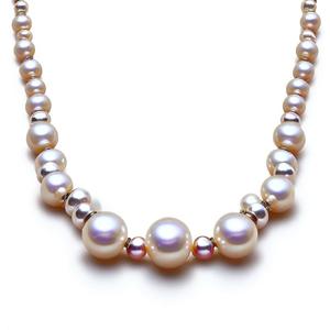 Collar de perlas de agua dulce de alta calidad, collares de plata de ley 925 para mujeres y niñas - Product Image 1