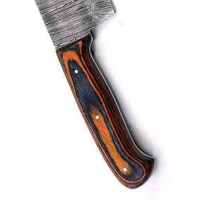 Couteau de chef en acier Damas personnalisé, fait à la main, haute performance, écologique, compatible lave-vaisselle, manche en bois pour une utilisation en cuisine - Product Image 6