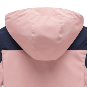 Oem personalizado al aire libre chaquetas cortavientos con capucha impermeable de manga larga con cremallera frontal chaquetas Softshell para las mujeres - Product Image 6
