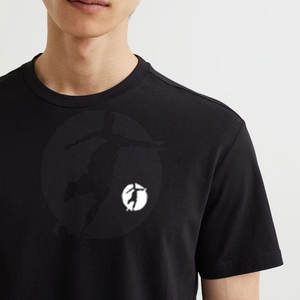 เสื้อยืดและกางเกงขาสั้นลำลองสำหรับผู้ชายเอวยางยืดโลโก้ได้ตามต้องการ - Product Image 4