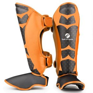 Protector de Espinilla de Boxeo Personalizado de Alta Calidad al por Mayor, Protector de Espinilla Impreso para Entrenamiento, Protector de Espinilla de Boxeo de Cuero Premium - Product Image 5