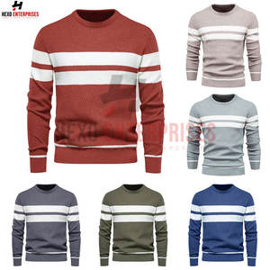 Sudadera de bajo precio, Jersey de algodón con logotipo personalizado de lana de alta calidad, Sudadera de cuello redondo de peso pesado para hombre - Product Image 6