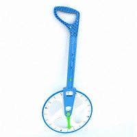 Roulette de mesure en PVC pour l'éducation mathématique en maternelle, outil de mesure de distance avec compteur à 5 chiffres et poignée réglable