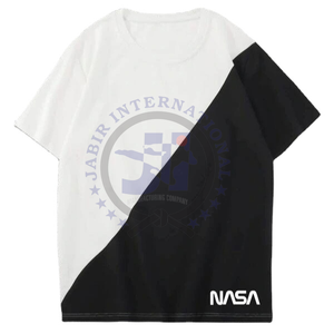 Venta al por mayor de alta calidad de encargo de peso pesado de pantalla de impresión 100% algodón camiseta recortada de gran tamaño gota hombro Boxy Fit camiseta - Product Image 1