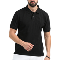 Style Meets Comfort-Polo à coupe sèche ultra-légère avec col pointu, boutons élégants et couleur unie-Polos en gros pour hommes