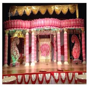 มณฑปงานแต่งงานลายดอกบัว ดีไซน์ทันสมัย สำหรับงานแต่งงานแบบเอเชีย ทำจากไฟเบอร์ สวยงาม  มณฑปงานแต่งงานลายดอกบัว ไฟเบอร์ สำหรับงานแต่งงานในออสเตรเลีย เมืองเพิร์ธ - Product Image 1