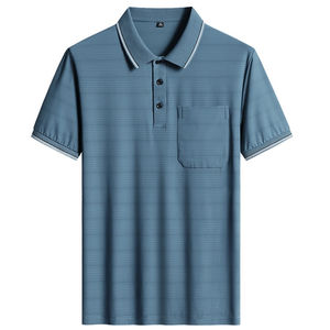 Summer New Dad Wear Polo respirant pour hommes Logo personnalisé R Polo à séchage rapide en vrac Vente en gros pour hommes - Product Image 6
