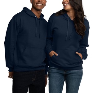 Sweats à capuche classiques pour hommes 100% coton brodés en polaire anti-boulochage épais pour l'hiver, vêtements d'extérieur chauds et confortables pour hommes - Product Image 4
