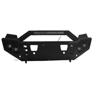 Barra de parachoques delantero para camioneta 4x4 de acero negro para Toyota Hilux Leivo Wrangler Ford F150 Ranger Raptor T6 T7 T8 - Product Image 1