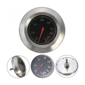 AEK-Tech BJ-3J-3 เครื่องวัดอุณหภูมิเตาอบบาร์บีคิวอุณหภูมิสูงพร้อมจอแสดงผล LCD สแตนเลสสตีลสัญญาณเตือนอุณหภูมิสูง 60-430C - Product Image 5