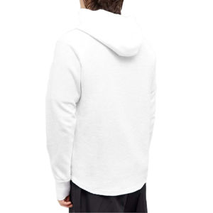 Vente en gros de sweat-shirts pour hommes en coton 100% 400 g/m² surdimensionnés, broderie de logo personnalisée, tissu français uni teint, polaire d'hiver imprimé - Product Image 3