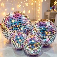 Balle Disco Inflatable Brillante Reflet Dazzle pour Publicité Scénique et Fête à Vendre