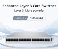 Switch Inti Agregasi Lapisan 3 yang Ditingkatkan H-W, Switch Jaringan untuk Penggunaan Laboratorium Perusahaan, Workshop, Switch Optik