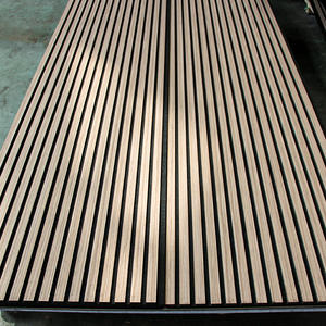 Décoration intérieure Panneau acoustique en feutre MDF Akupanel à lattes en bois pour mur et plafond - Product Image 5
