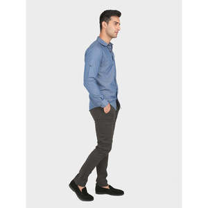 AWAB Pantalón Chino de Sarga 100% Algodón, Corte Recto Casual Ajustado con Logotipo Personalizable, Ligero, Lavado a Color, Talla XL - Product Image 6