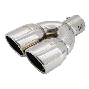 Terminal redondo de 63 mm de diámetro, doble, de acero inoxidable - Product Image 5