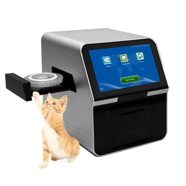 POCT Dry Chemistry Analyzer for Vet Fully Automatic Veterinary Blood Biochemistry Analyzer